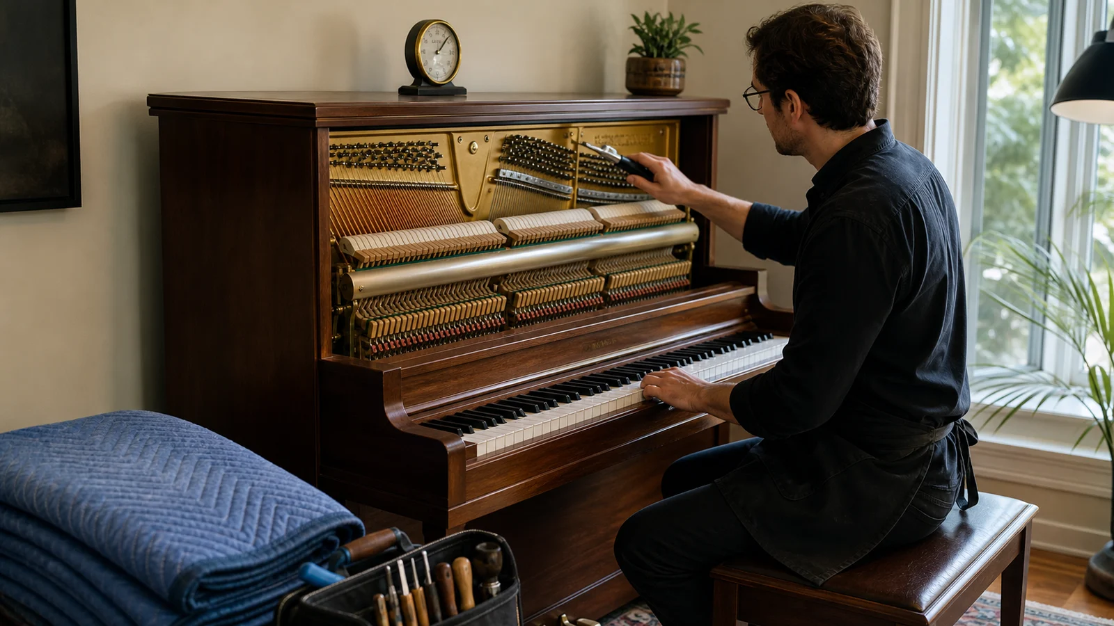 Piano Tuning After a Move: How Long Should You Wait?