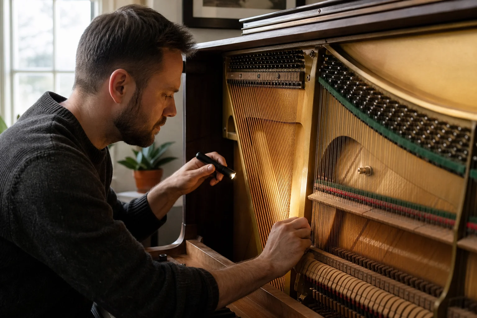 Used Piano Buying Guide: Soundboard and Bridge Red Flags